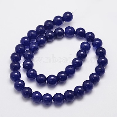 Natural & Dyed Malaysia Jade Bead Strands(X-G-A146-10mm-A22)-2