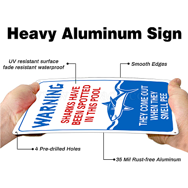 Warnschild aus Aluminium(DIY-WH0220-0024)-4