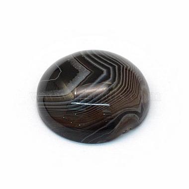 Dyed Natural Striped Agate/Banded Agate Cabochons(G-R348-16mm-02)-2
