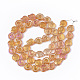 Chapelets de perles en verre galvanoplastique(EGLA-S190-02F)-2