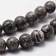 Natural Map Stone/Picasso Stone/Picasso Jasper Bead Strands(G-D840-60-10mm)-3