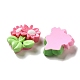 Flower Theme Opaque Resin Decoden Cabochons(RESI-C044-02)-2