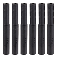 Carbon Fiber Golf Shaft Extension Extender Joint Accessories, Black, 128x15~16.5mm, Hole: 6mm & 12.5mm(AJEW-WH0502-12)