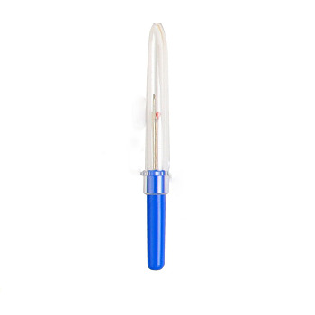 Iron Seam Ripper with Plastic Handle, Blue, 86x37mm