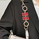 2Pcs Alloy Enamel Bowknot Link Purse Strap Extenders(FIND-AN0001-19)-4