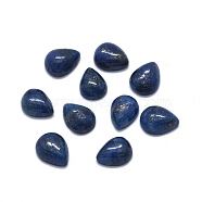 Natural Lapis Lazuli Cabochons, teardrop, 8x6x3mm(G-O175-22-08)