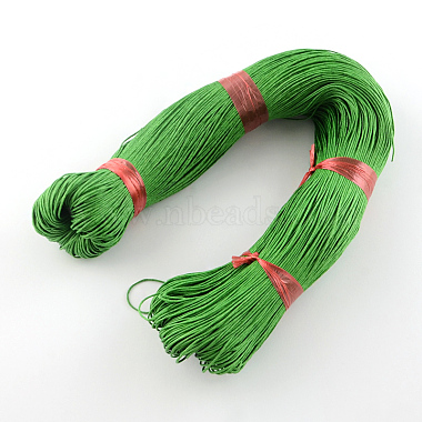 1mm MediumSeaGreen Waxed Cotton Cord Thread & Cord