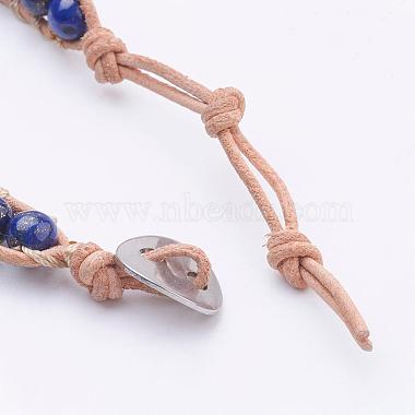 Cowhide Leather Cord Bracelets(BJEW-JB03279)-4
