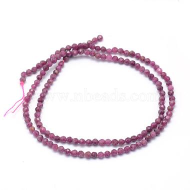 Natural Ruby/Red Corundum Beads Strands(G-E411-14-2.5mm)-2