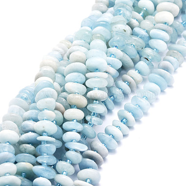 Nuggets Aquamarine Beads