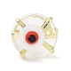 Lampwork Evil Eye Open Cuff Ring(RJEW-C051-01G-08)-3