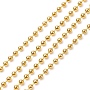 Brass Ball Chains, Long-Lasting Plated, Soldered, Cadmium Free & Nickel Free & Lead Free, Golden, 2mm