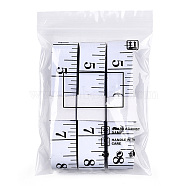 Soft Tape Measure, Double Scale, for Weight Loss, Measurement Sewing Tailor Craft, Black & White, 20x0.5mm, Maximum Measure Range: 60 inch or 150cm, 3 strands/bag(TOOL-YWC0002-02)