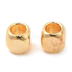 Brass Beads, Cube, Real 18K Gold Plated, 2x2x2mm, Hole: 1.2mm(KK-I705-07G)