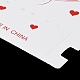 Карточки для показа прямоугольных бумажных резинок для волос(AJEW-A051-02)-3