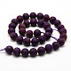 Electroplated Natural Agate Round Bead Strands(G-M171-10mm-08)-2