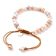 Bracelets de perles de nylon tressés réglables(BJEW-JB05802-02)-3