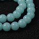 Imitation Jade Glass Beads Strands(DGLA-S076-8mm-19)-2