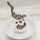 Porcelain Elephant Jewelry Holder Tray(BOHO-PW0001-049B)-1