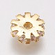 Perles de zircone cubique micro pave en Laiton(KK-I614-058)-2