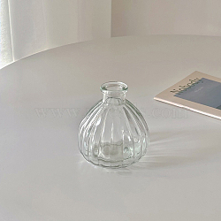 Mini Glass Vase, Micro Landscape Dollhouse Accessories, Pretending Prop Decorations, Clear, 73x82mm, Inner Diameter: 18mm(BOTT-PW0011-12G)