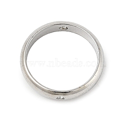 Brass Beads Frame, Lead Free & Cadmium Free, Long-Lasting Plated, Flat Round, Platinum, 11.5x2.5mm, Hole: 1mm(KK-K297-52P-02)