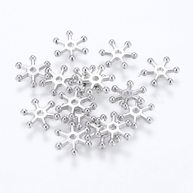 12mm Flower Acrylic Spacer Beads