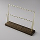 2-Tier Iron Bar Earring Display Stands(EDIS-WH0021-49)-1