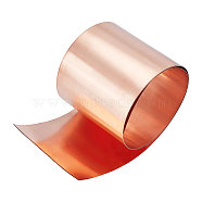 Copper Sheet, Rose Gold, 100x0.3mm(DIY-WH0033-42A)