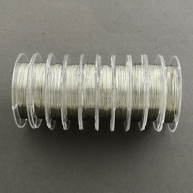 Fil de cuivre rond pour la fabrication de bijoux(CWIR-R003-0.3mm-02)-2