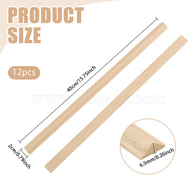 b&acirc;tons d'artisanat en bois(DIY-WH0622-410)-2