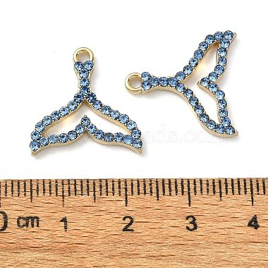 Golden Rack Plating Alloy Rhinestone Pendants(PALLOY-F308-23G-02)-3