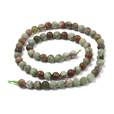 Natural Green Opal Beads Strands(G-K209-04B-8mm-A)-3