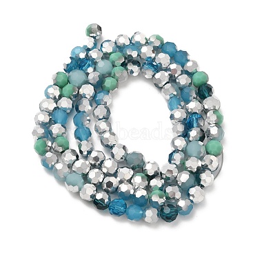 Electroplate Glass Beads Strands(EGLA-P048-B02)-2