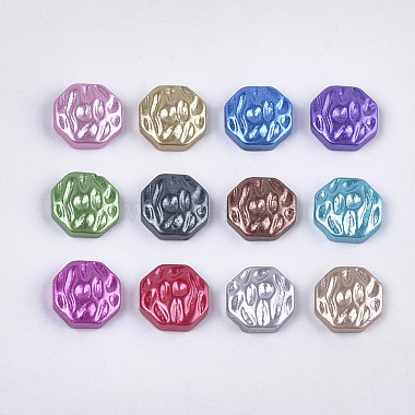 12mm Mixed Color Octagon Resin Cabochons