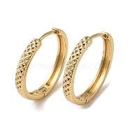 Brass Hoop Earring, Ring, Light Gold, 24x3mm(EJEW-L271-37KCG)