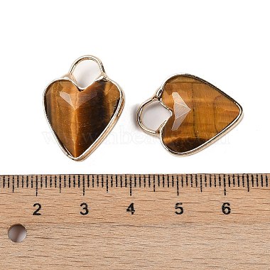 Natural Tiger Eye Faceted Pendans(KK-L218-005G-01)-3