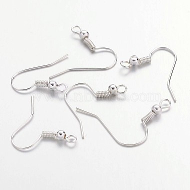 Silver Silver Iron Earring Hooks