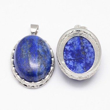 Natural Lapis Lazuli Pendants(G-D851-32)-2