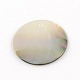 Flat Round Black Lip Shell Pendants(SHEL-R009-32)-2