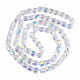 Electroplate Transparent Glass Beads Strands(EGLA-N002-32-C03)-2