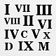 Stanzschablonen aus Edelstahl mit römischen Ziffern(DIY-WH0279-070)-4