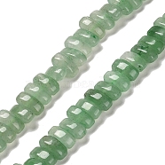 Natural Green Aventurine Beads Strands, Rectangle, 9x4x4.5mm, Hole: 1mm, about 93pcs/strand, 15.28''(38.8cm)(G-Q167-B04-01)