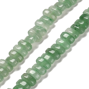 Natural Green Aventurine Beads Strands, Rectangle, 9x4x4.5mm, Hole: 1mm, about 93pcs/strand, 15.28''(38.8cm)