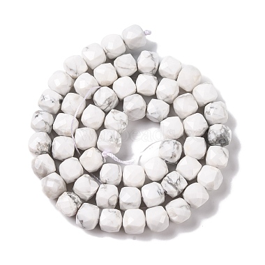 Natural Howlite Beads Strands(G-G001-B03-06)-3