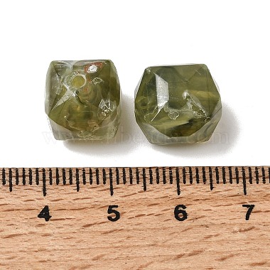 不透明アクリル模造宝石ビーズ(OACR-G061-03D)-3