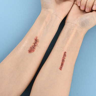 27Pcs Removable Scar Temporary Tattoos(DIY-SP0005-66A)-6