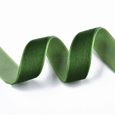 5/8 inch Single Face Velvet Ribbon(OCOR-R019-15.9mm-060)-2