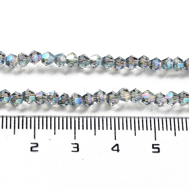 1 Strand Faceted Bicone Full Plated Glass Beads Strands(X-EGLA-J026-3mm-F10)-3