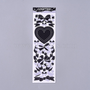 Black Rectangle Paper Stickers